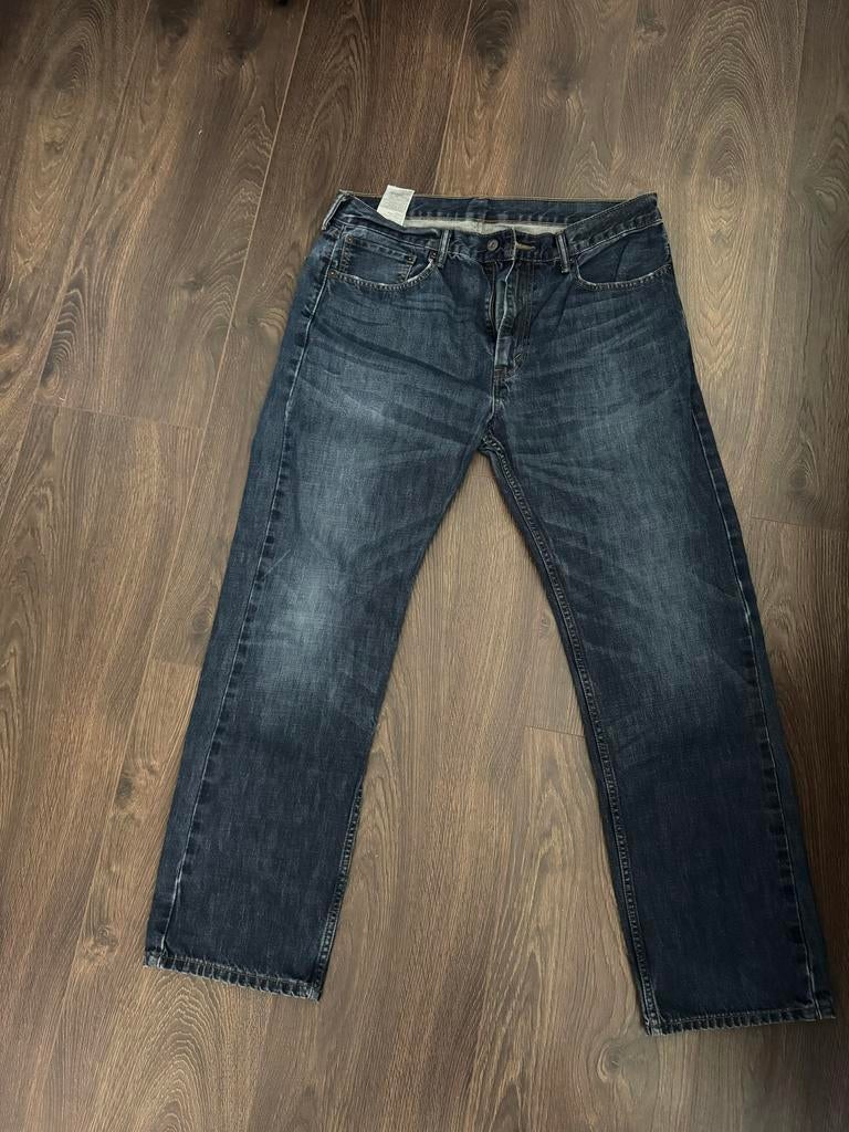 Levi's Heren Jeans 505 W36/L32, W36 - W38 (confectie 52/54), Blauw, Ophalen of Verzenden, Zo goed als nieuw