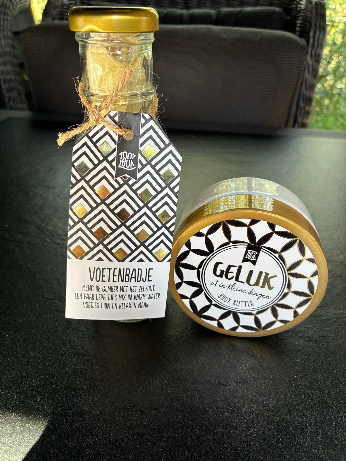 Voetenbadje en Body Butter set - Ontspanning en Verzorging, Ophalen of Verzenden, Nieuw, Overige typen