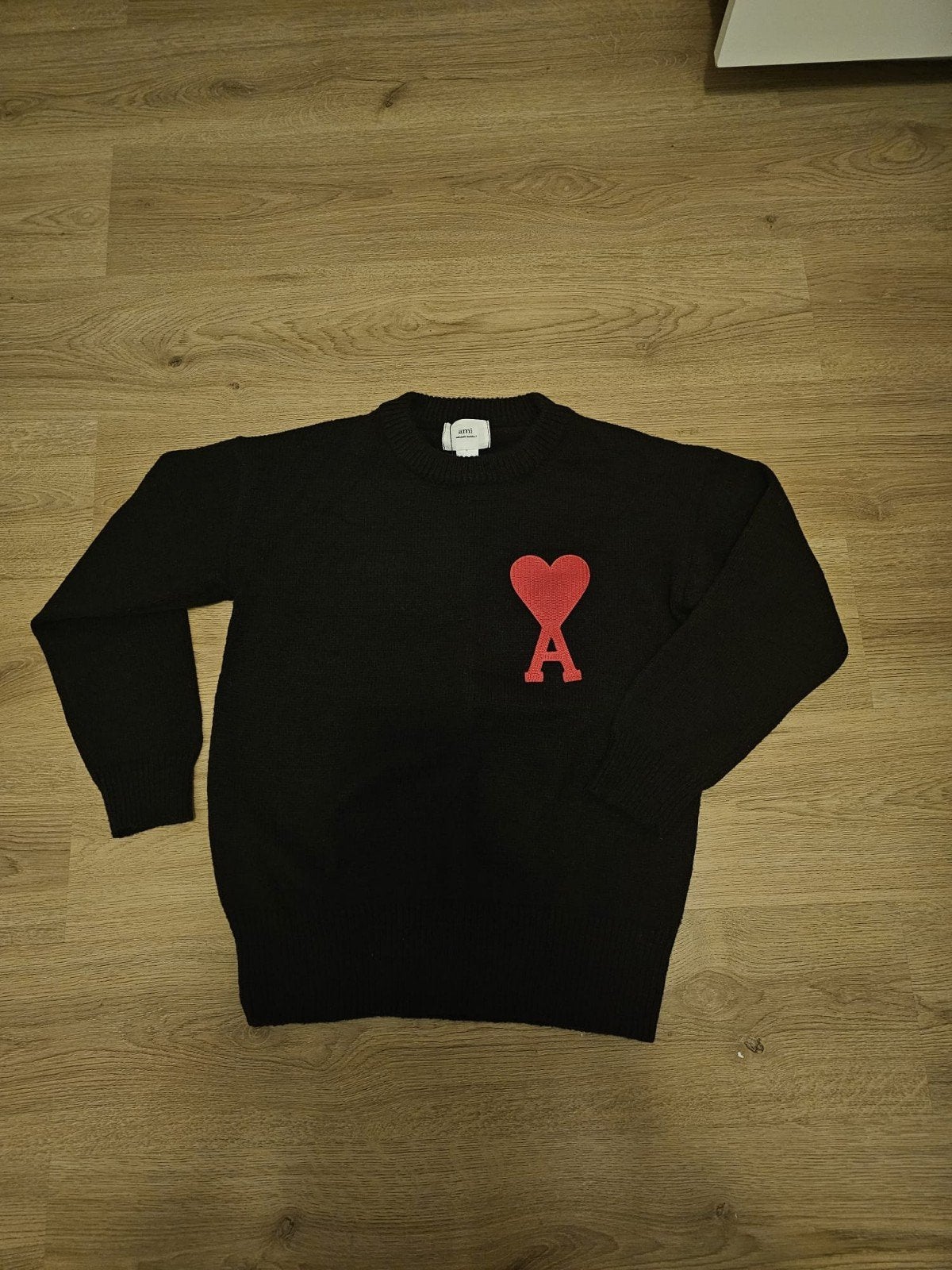 Nieuwe Ami Paris trui - Maat M, Kleding | Heren, Truien en Vesten, Maat 48/50 (M), Ami Paris, Zwart, Nieuw