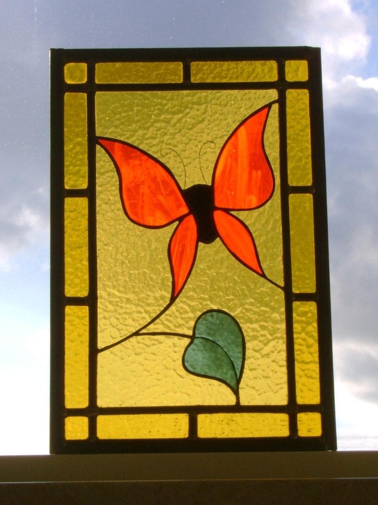 Glas in lood raamhanger voorzetramen raam, Meerkleurig, Overige stijlen, Nieuw, Ophalen of Verzenden