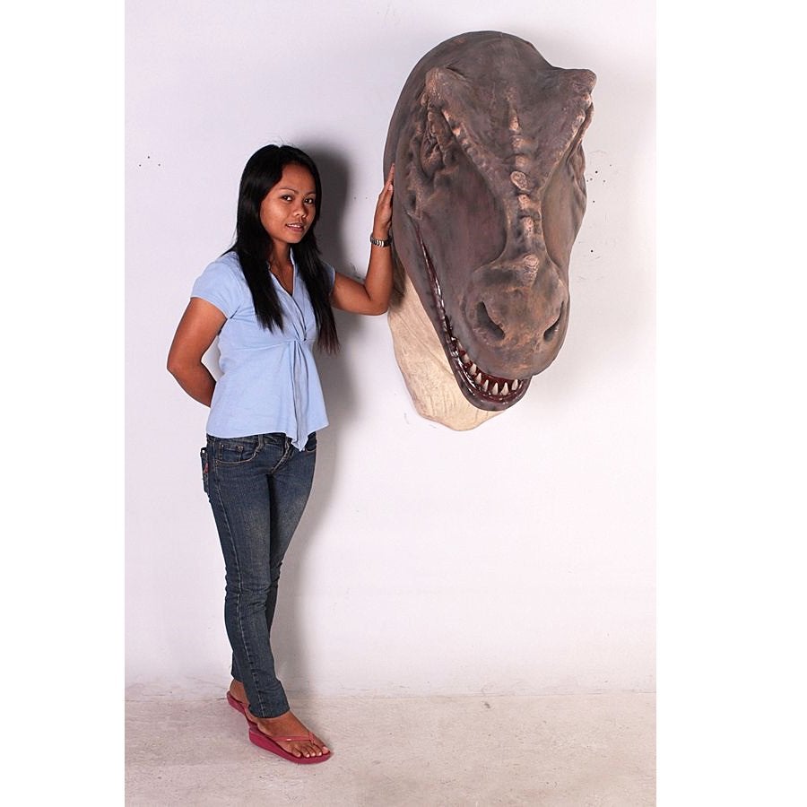 T-Rex hoofd Jumbo – Dinosaurus beeld Hoogte 84 cm