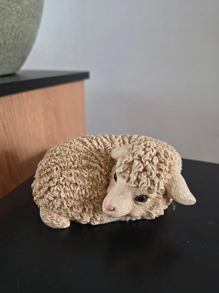 Nostalgie, beeldje Schaap uit de oude doos!, Verzamelen, Ophalen, Gebruikt
