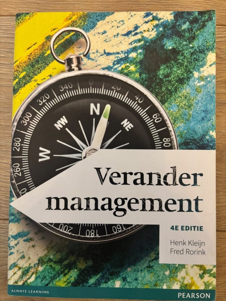 Verandermanagement (4e) - Kleijn & Rorink ISBN 9789043033794, Ophalen, Gamma, Nieuw, Overige niveaus