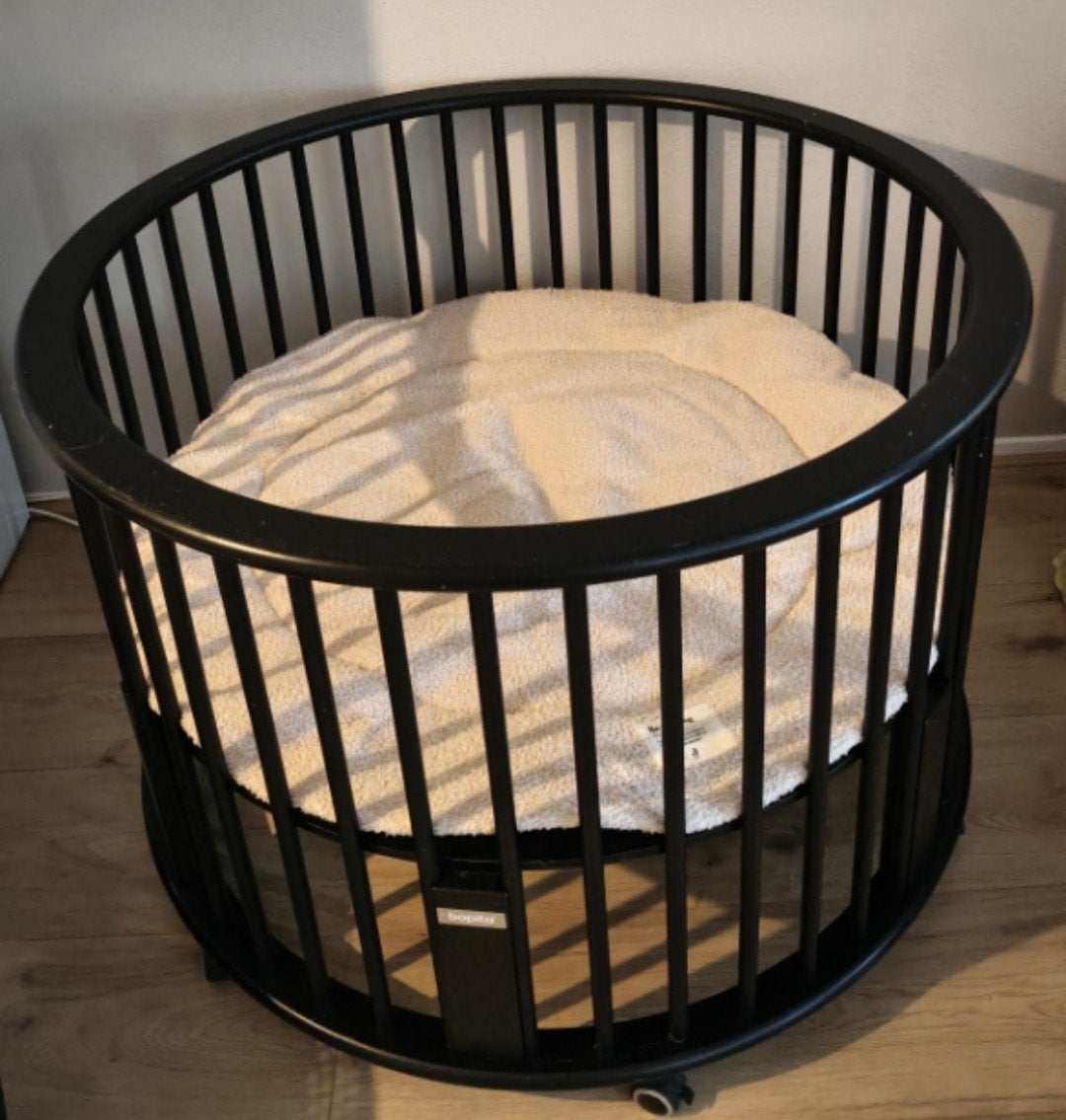 ronde box, Kinderen en Baby's, Ophalen, Gebruikt, Rond, In hoogte verstelbaar