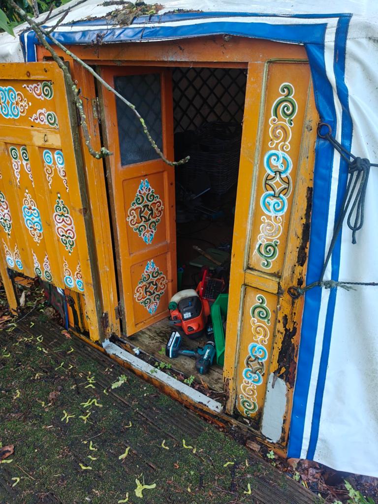 Mongoolse Ger 5 wandig 6 Meter, Caravans en Kamperen, Ophalen, Gebruikt, X, Jrhijn@buy-sell.nl