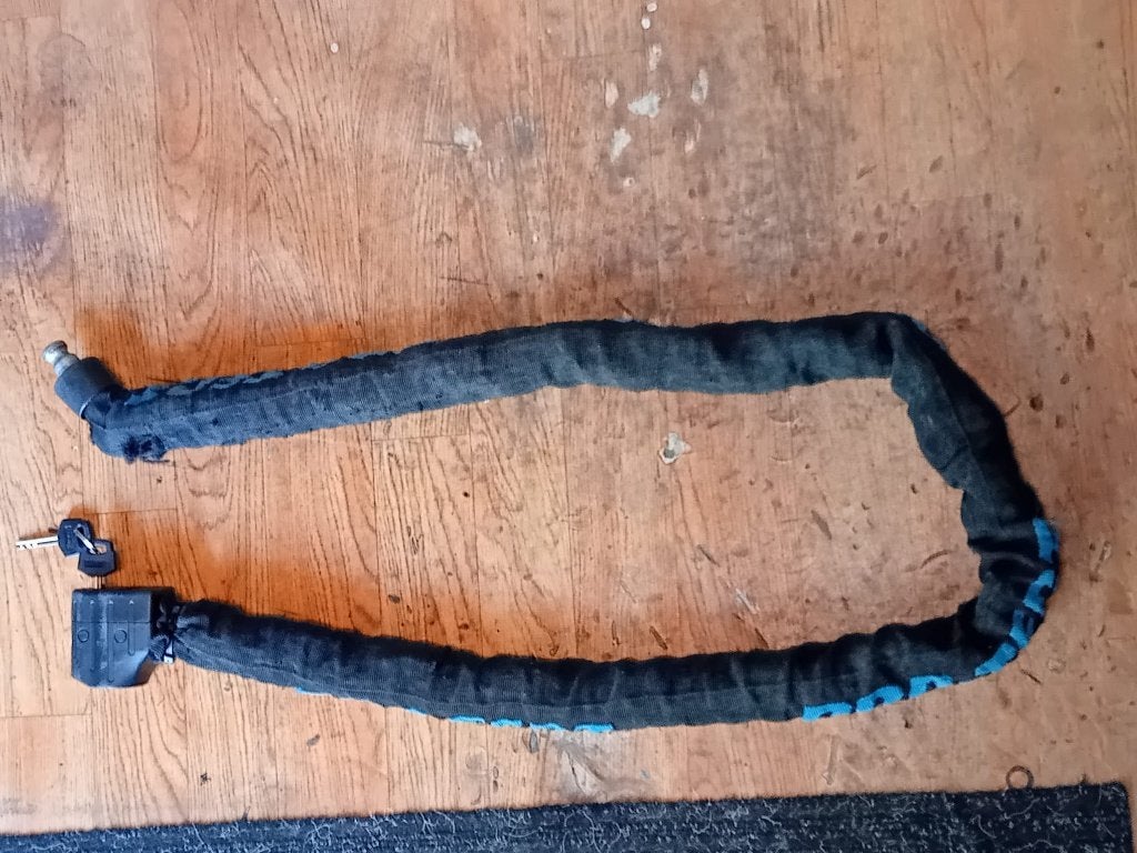 Scooterslot, Ophalen, Gebruikt