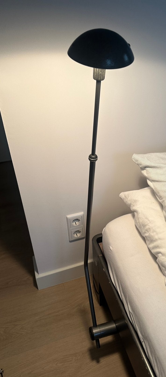 Bedlampen Auping Auronde, Huis en Inrichting, Lampen | Vloerlampen, Ophalen, Gebruikt, Metaal, Minder dan 100 cm
