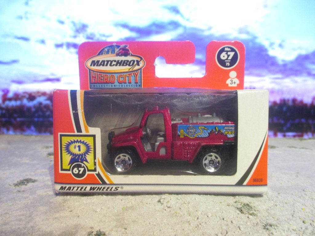 Foam Fire Truck - Matchbox MBX 67 -564 2002 brandweer-wagen, Ophalen of Verzenden, Nieuw, Auto
