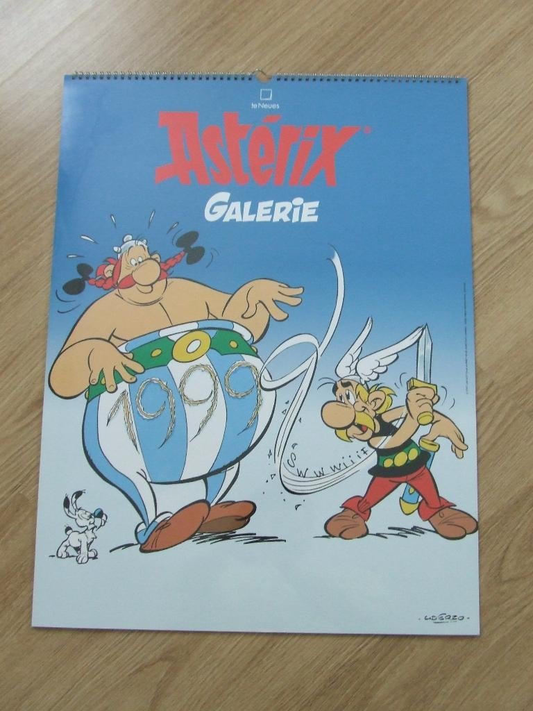 Asterix – zeer mooie MEGAkalender 1999, Ophalen, Asterix en Obelix, Zo goed als nieuw, Plaatje, Poster of Sticker