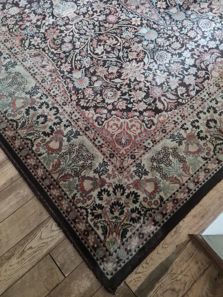 Vintage wollen vloerkleed zeer zachte wol, Ophalen, Heikant 21 Kaatsheuvel, Overige kleuren, Belle Vieille Brocante