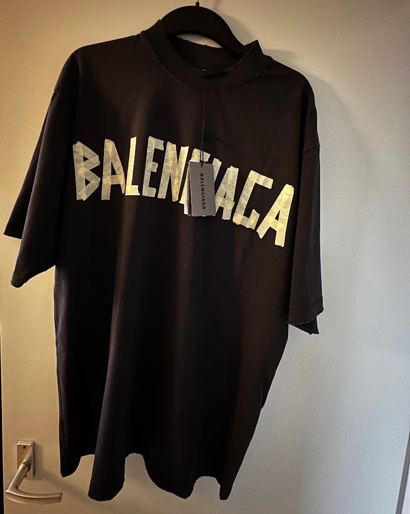 Balenciaga T-shirt maat L, Verzenden, Nieuw, Maat 52/54 (L), Zwart