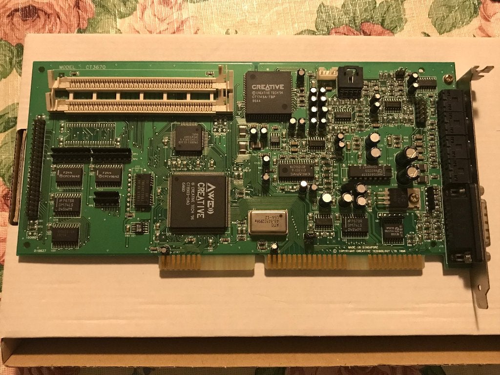 Sound blaster 32 PNP Geluidskaart - Model CT3670 - Retro PC, Computers en Software, Ophalen of Verzenden, Creative Sound Blaster