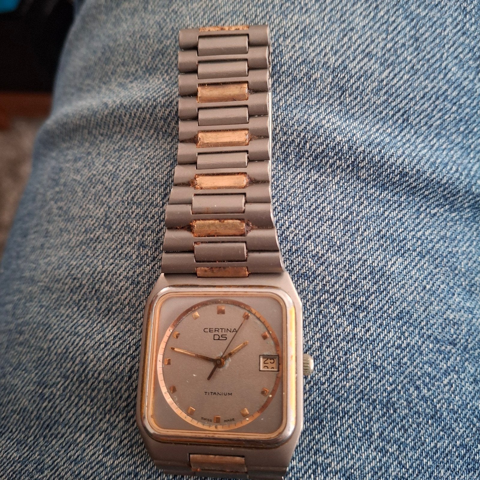Certina DS Titanium Horloge - Origineel, Nagezien Nodig, Overige merken, Overige materialen, Gebruikt, Polshorloge