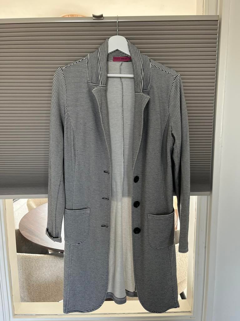 Lange jas/ vest studio Anneloes, Ophalen of Verzenden, Zo goed als nieuw, Maat 36 (S)