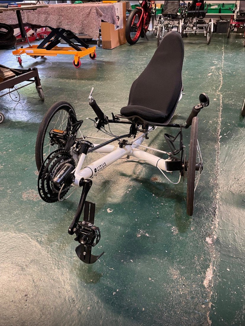 USVA Glider Ligracefiets, Onderstuur, Zo goed als nieuw, Schijfrem, Ophalen