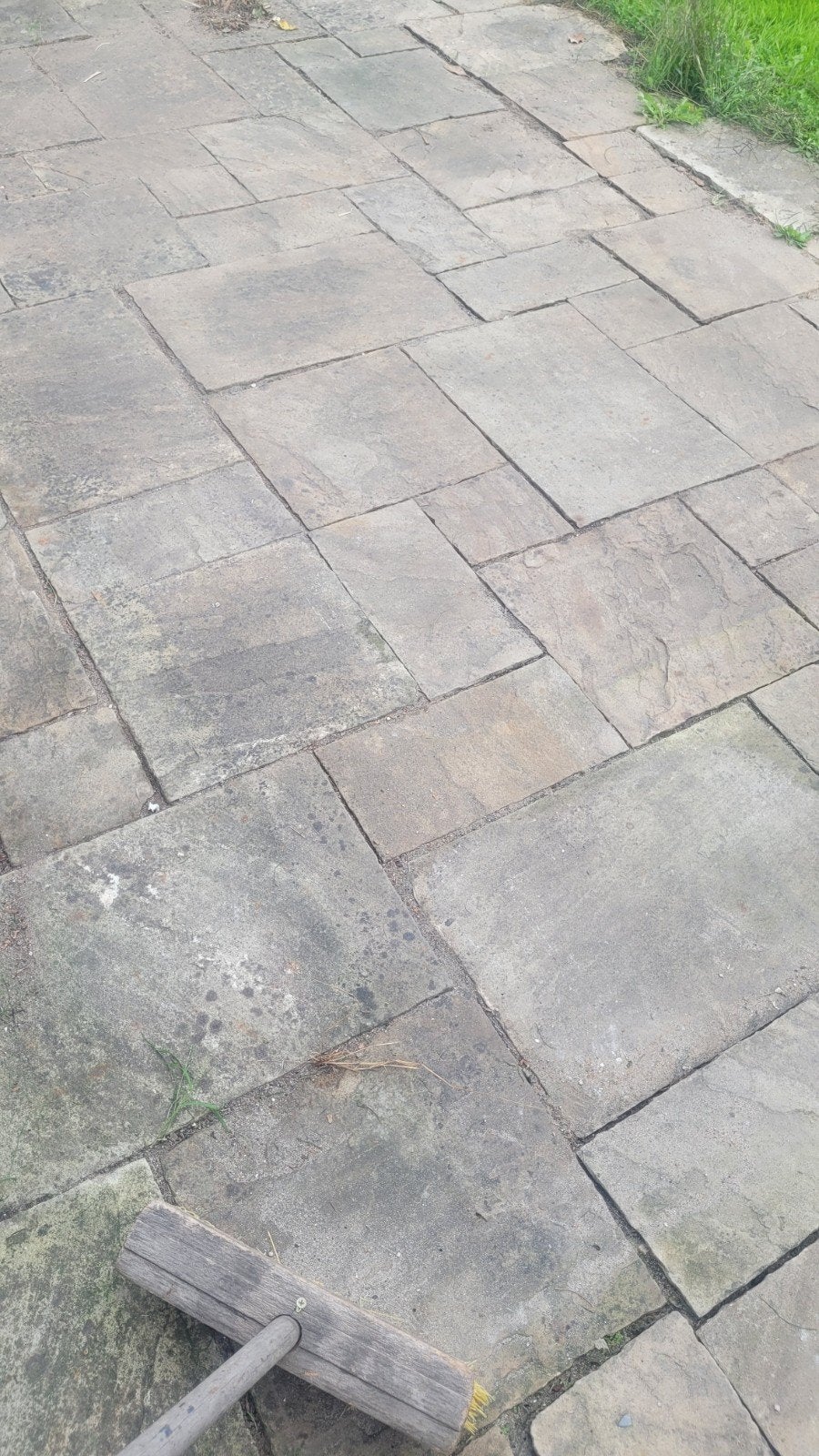Terrastegels zandsteen flagstone mediterraans, Tuin en Terras, Ophalen, Gebruikt, Terrastegels, Natuursteen