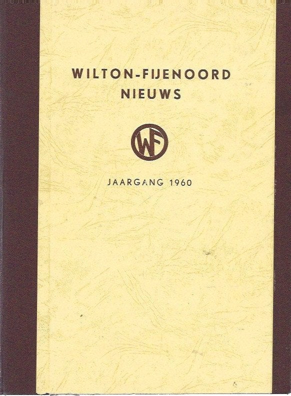 Wilton-Fijenoord nieuws jaargang 1960(12 maandbladen), Ophalen of Verzenden, Zo goed als nieuw