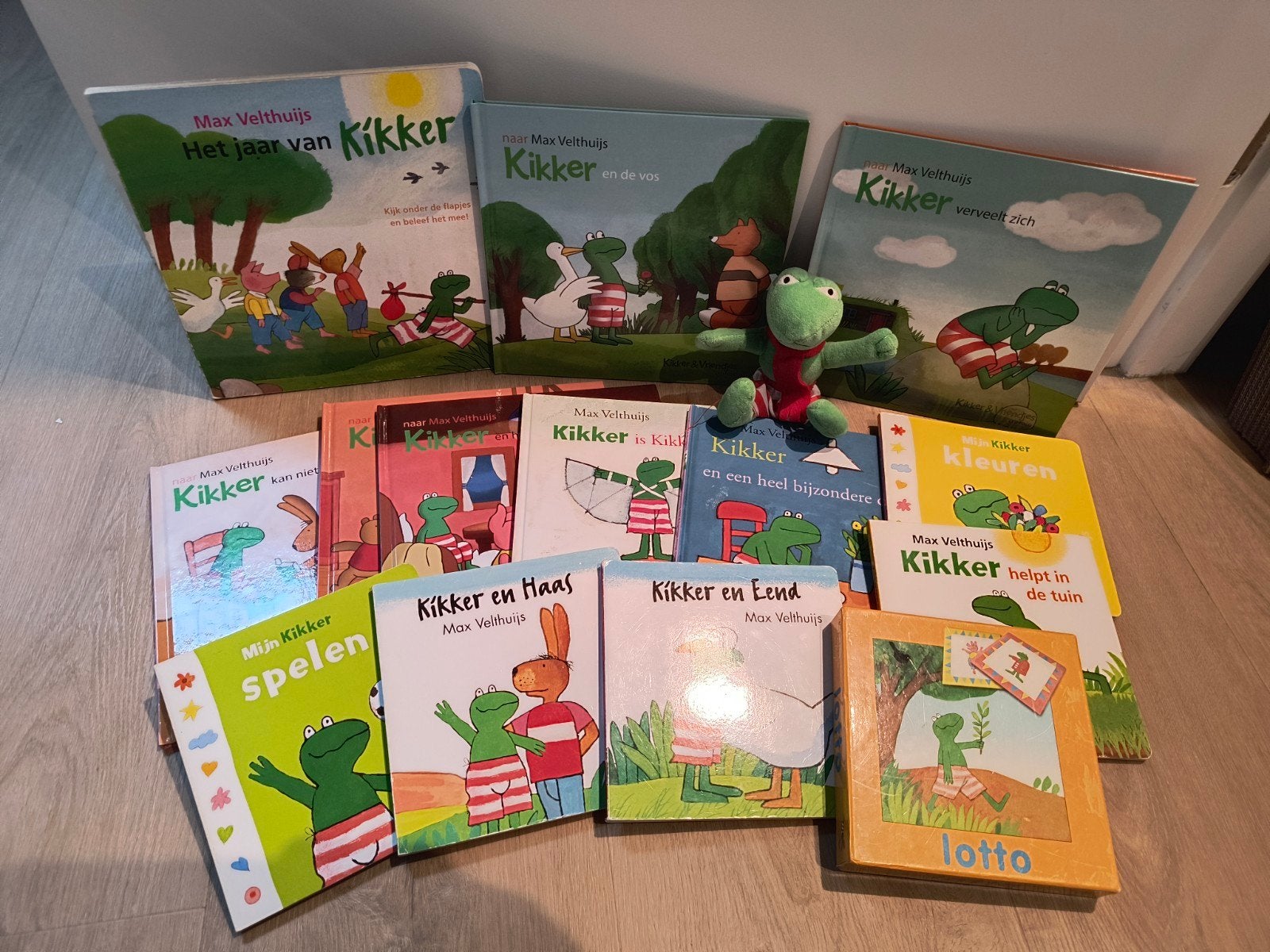 Grote collectie Kikker boeken van Max Velthuijs, Fictie algemeen, Max Velthuijs, Jongen of Meisje, Ophalen of Verzenden