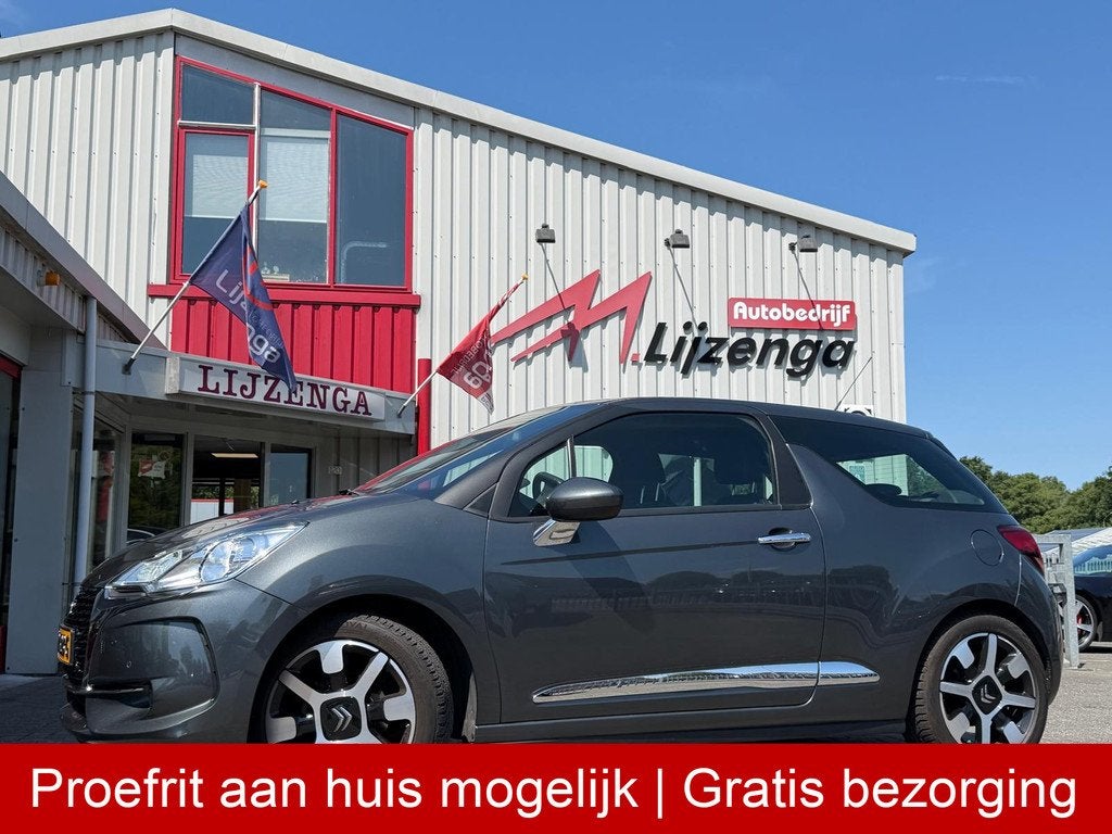 DS DS 3 1.2 PureTech So Chic Navi | LMV | Clima | PDC | Blue, Auto's, DS, Stof, Gebruikt, 1199 cc, Met garantie (alle)