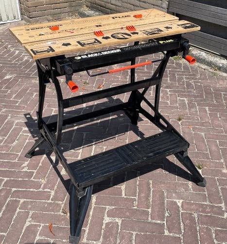 Black & Decker Workmate Plus, Ophalen, Zo goed als nieuw, 70 tot 120 cm, Bankschroef