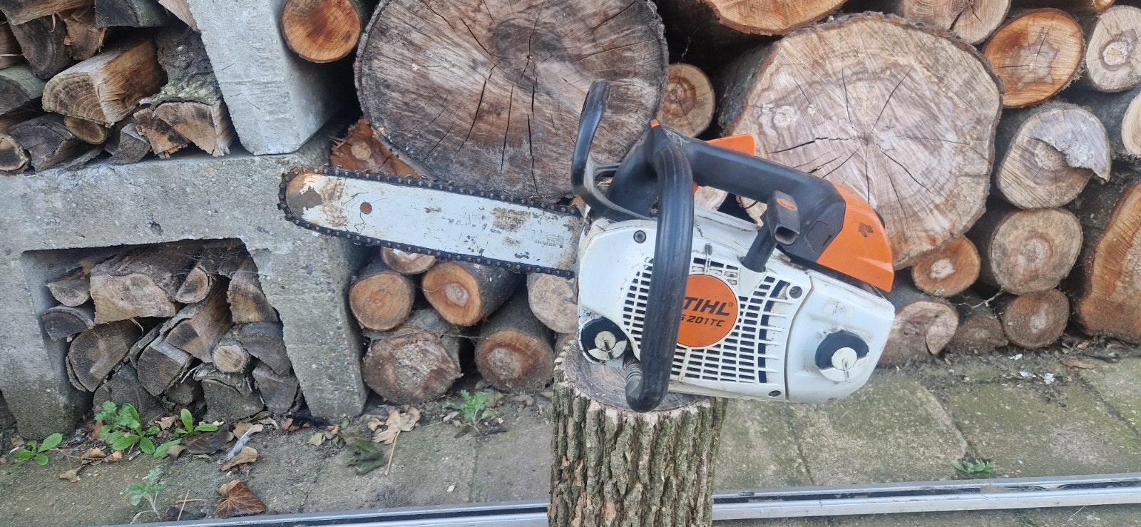 stihl MS201tc tophandle kettingzaag ms 201 tc