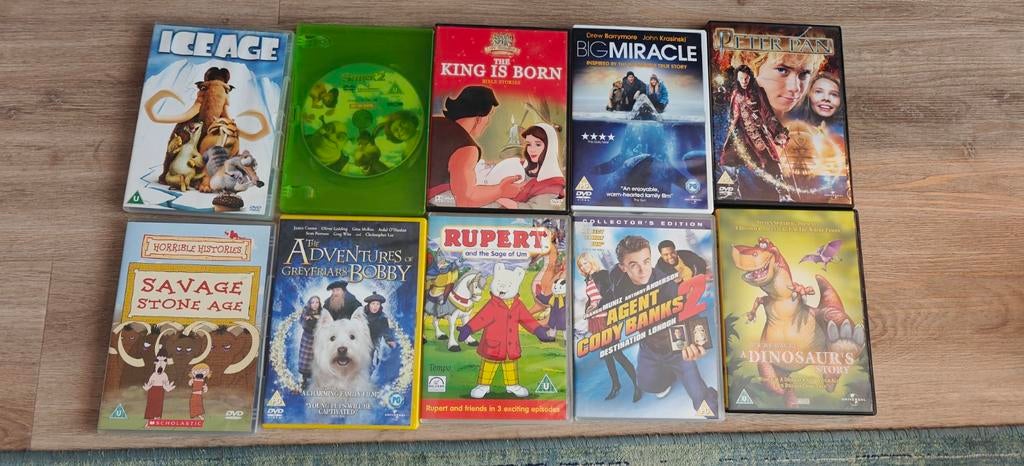 17 kinderfilms op DVD (geen NL subs), Avontuur, Gebruikt, Alle leeftijden, Ophalen of Verzenden