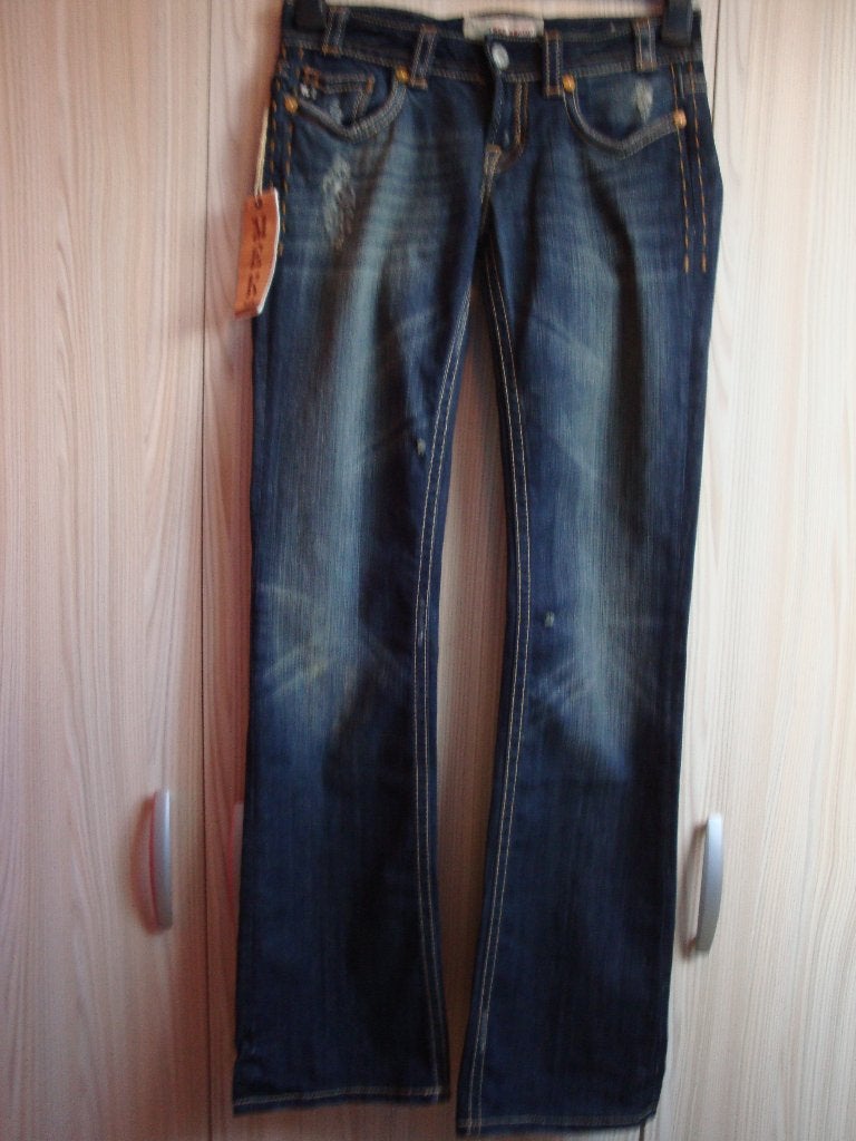 Nieuwe lange MEK DENIM jeans. Jeansmaat 27 lengte 34., Kleding | Dames, Spijkerbroeken en Jeans, Blauw, Nieuw, Ophalen of Verzenden