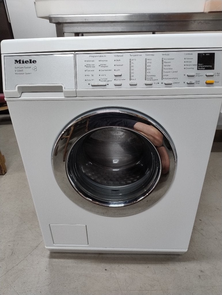 Miele wasmachine, Ophalen, Gebruikt, Voorlader, 85 tot 90 cm