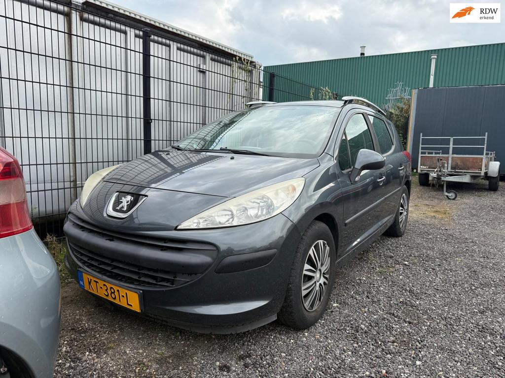 Peugeot 207 SW 1.4 VTi XS Drukgroep Stuk Airco Trekhaak, Stof, Gebruikt, Zwart, Handgeschakeld