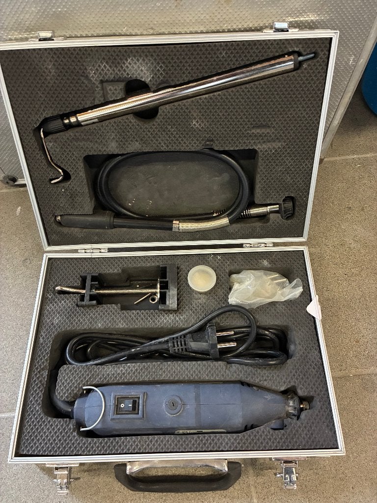roterende multitool / dremel met kist, Ophalen of Verzenden, Gebruikt