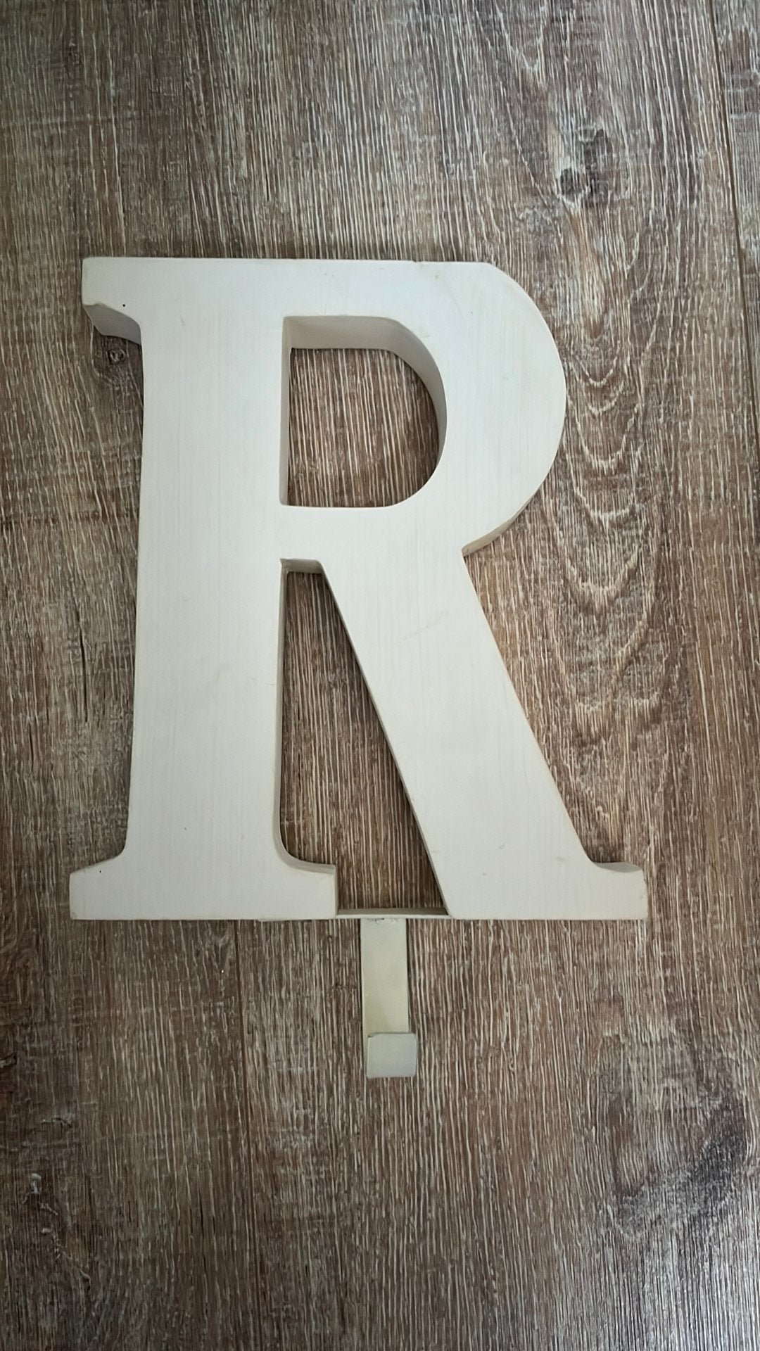 Kapstok letter R van Riviera Maison, Wandkapstok, Ophalen of Verzenden, Zo goed als nieuw, Minder dan 100 cm