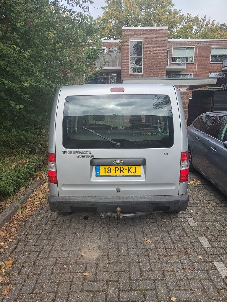Ford Tourneo Connect 1.8 SWB 2004 LPG Grijs, Auto's, Voorwielaandrijving, 745 kg, Stof, 4 cilinders