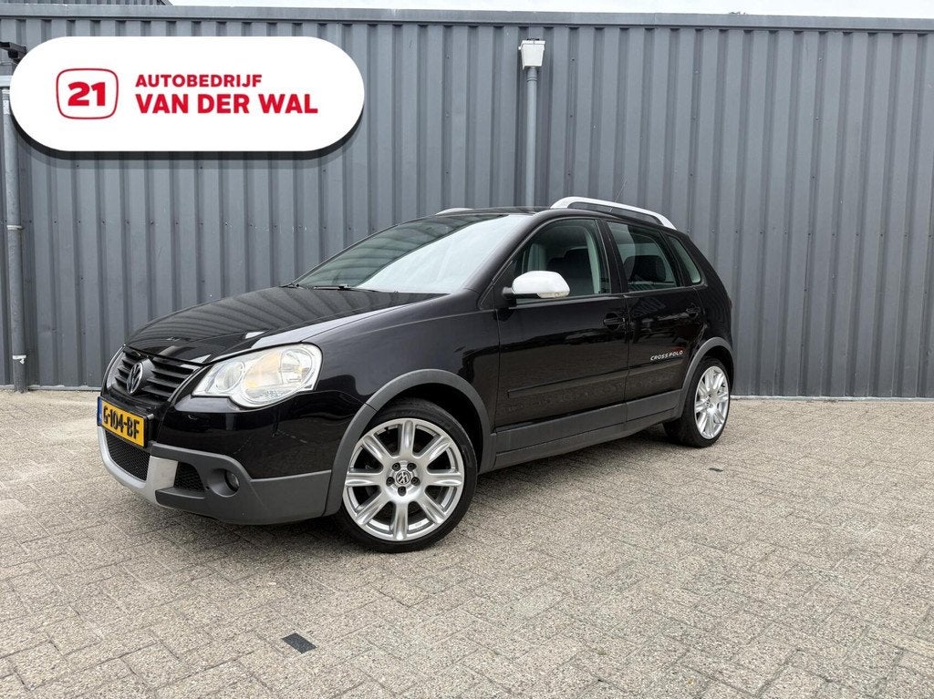 Volkswagen Polo 1.4-16V Cross|STOELVERW|LM Velgen|, Auto's, Voorwielaandrijving, 15 km/l, Zwart, Bedrijf