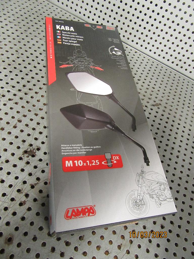 Set Nieuwe Spiegels Lampa Streetfighter Zwart Spiegel L & R, Ophalen of Verzenden, LAMPA, Italy