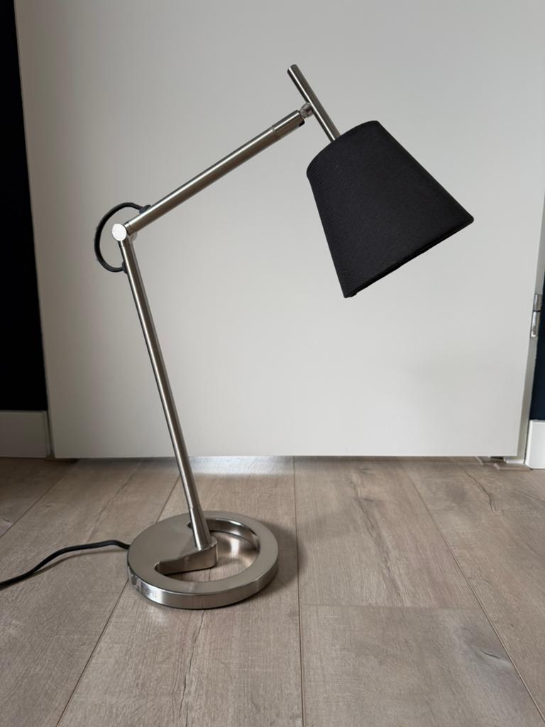 IKEA Nyfors tafellamp GU10, Ophalen, Zo goed als nieuw, Stof, 50 tot 75 cm