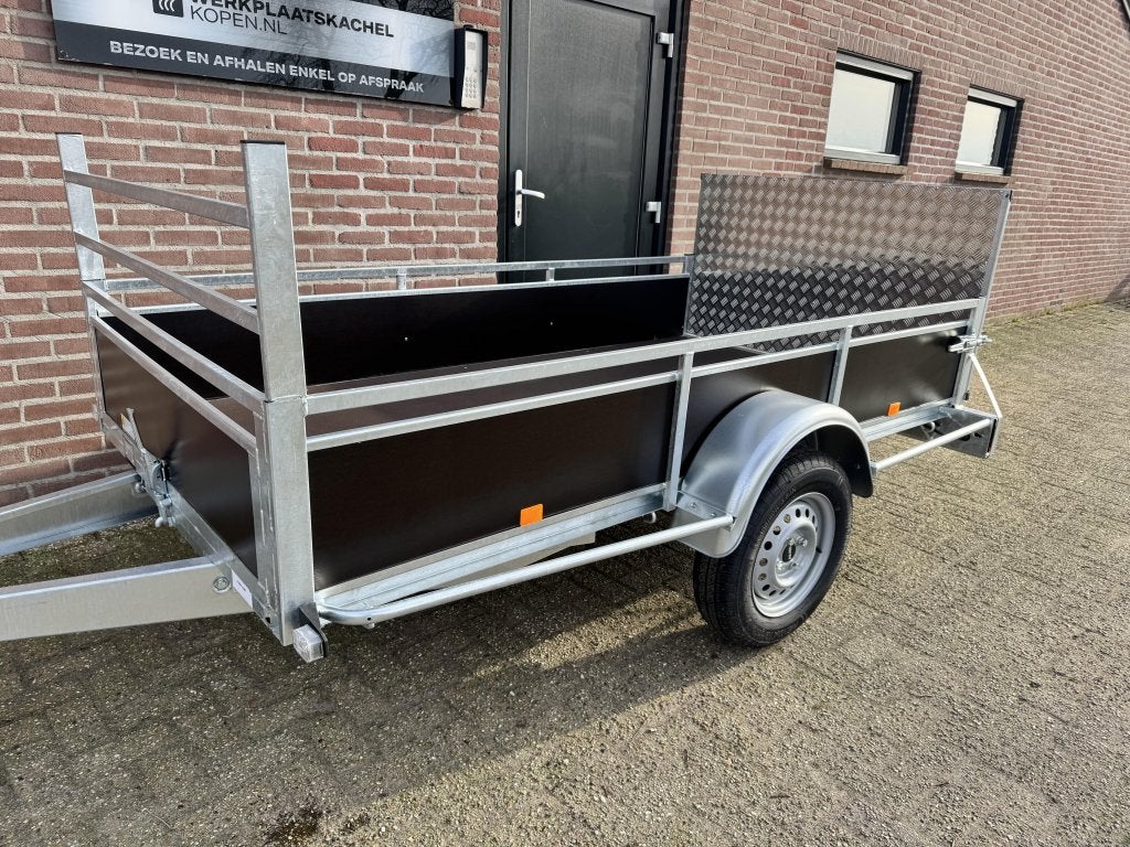 NIEUW Super degelijke bakwagen Kantelbaar + Laadklep., Auto diversen, Aanhangers en Bagagewagens, Niet ingevuld, Nieuw, Niet ingevuld