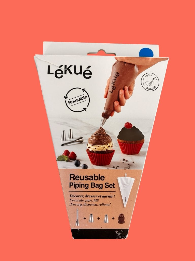Lékué Herbruikbare Spuitzak met 3 Mondjes - BPA-vrij, Overige typen, Kunststof, Nieuw, Ophalen of Verzenden