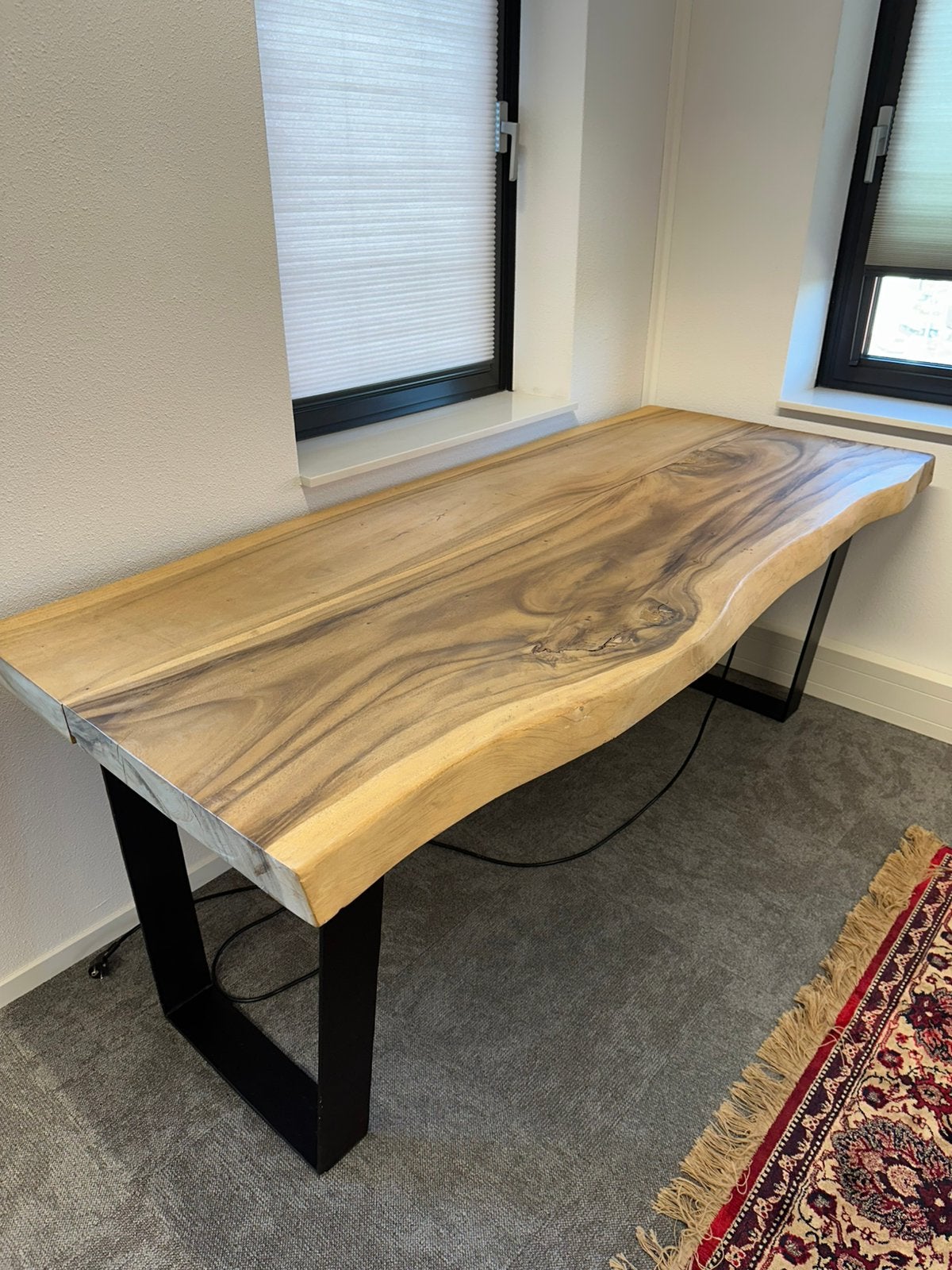 Eikenhouten bureau / tafel, Ophalen, Zo goed als nieuw