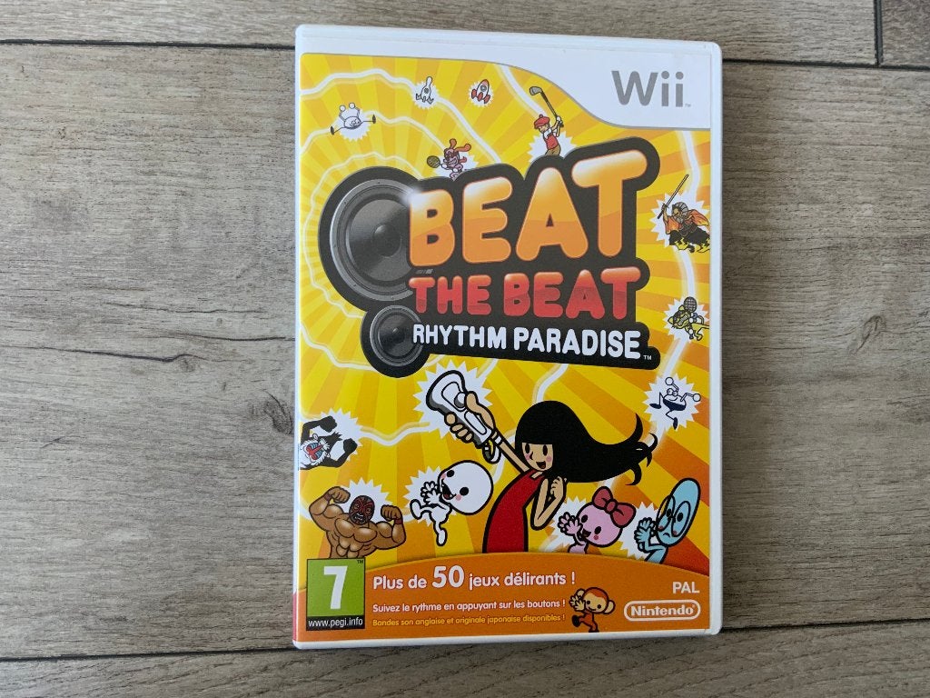 Beat The Beat Rhythm Paradise voor de Nintendo Wi, Spelcomputers en Games, Muziek, 1 speler, Ophalen of Verzenden, Zo goed als nieuw