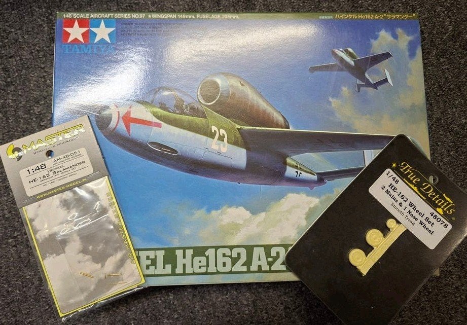 Tamiya Heinkel He162 A-2 Salamander 1:48 modelbouw, Ophalen of Verzenden