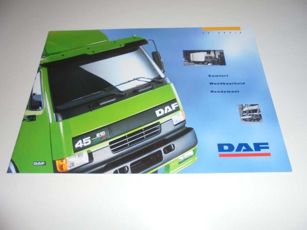 brochure DAF 45 serie  1996, Ophalen of Verzenden, Nieuw, Overige merken