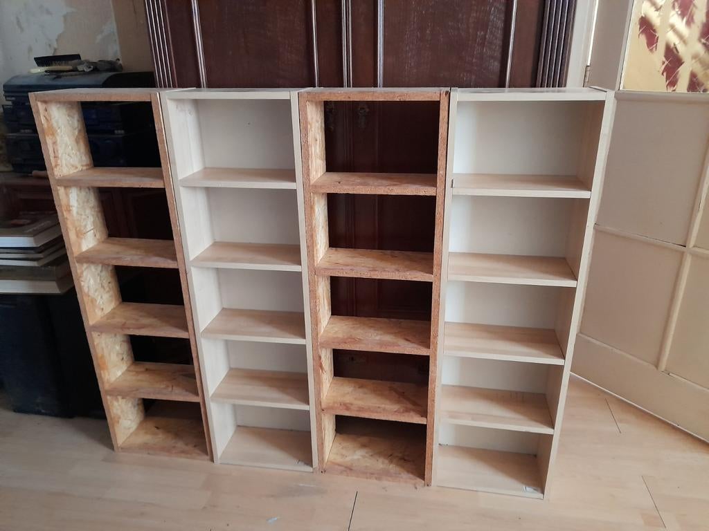 4 DVD/ CD kastjes, Huis en Inrichting, Kasten | Overige, Ophalen, Zo goed als nieuw