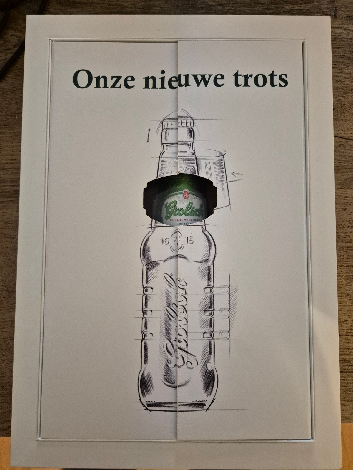 Grolsch Promotie Verpakking - Nieuwe Fles Introductie, Ophalen of Verzenden, Nieuw, Verpakking