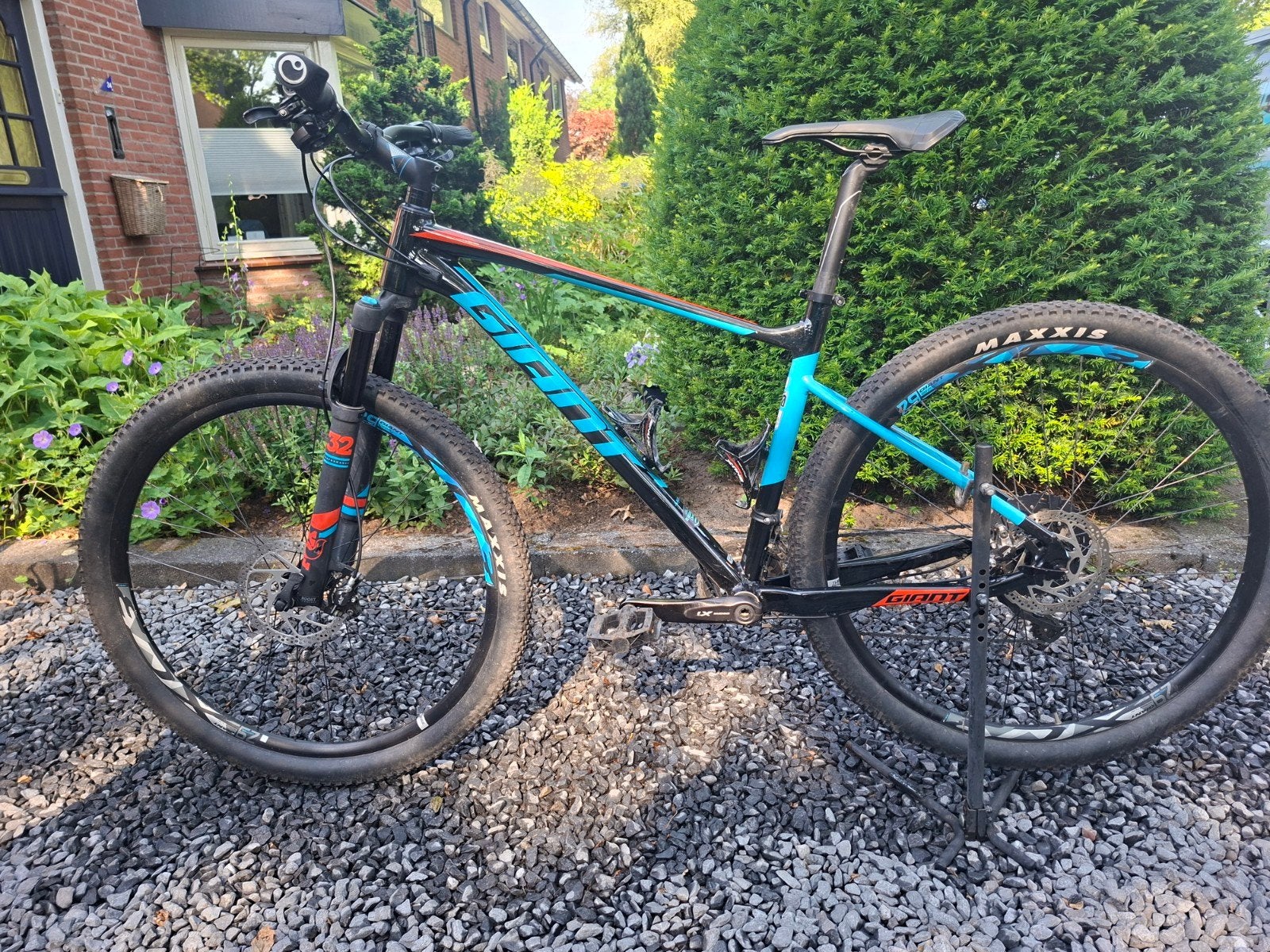 Tekoop zgoh Giant fathom alu mtb L/19"., Fietsen en Brommers, Fietsen | Mountainbikes en ATB, Gebruikt, Giant, 49 tot 53 cm, Giant