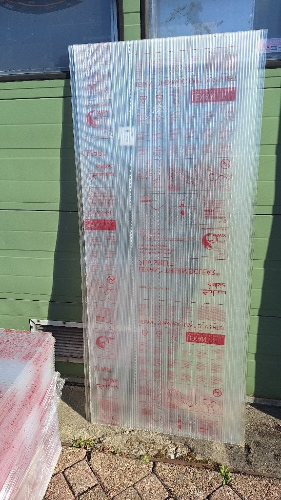 Polycarbonaatplaat lichtplaat 8 mm 75 x175 cm, Ophalen, Overige materialen, Minder dan 20 mm, Nieuw
