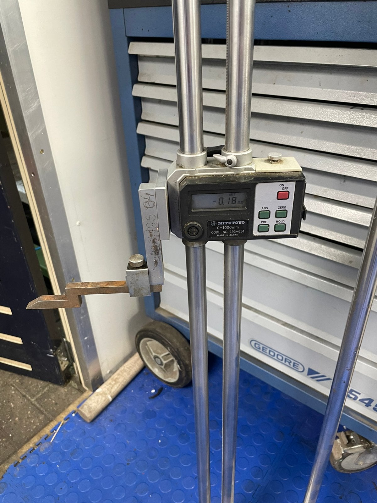 Mitutoyo hoogte meter 1000mm digitaal, Ophalen, Zo goed als nieuw