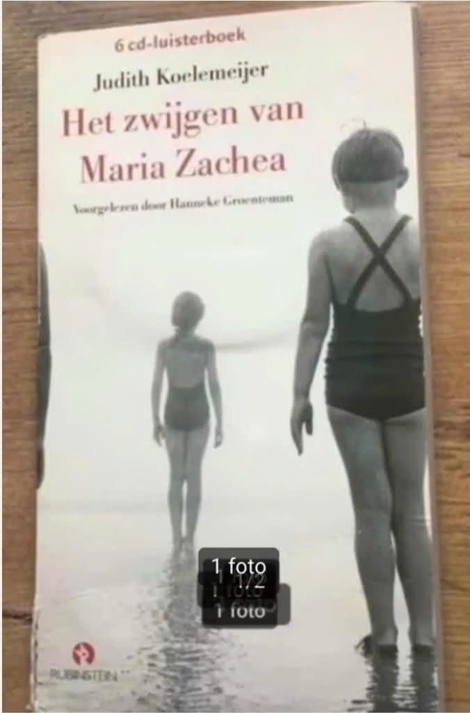 6 Cd-luisterboek het zwijgen van Maria Zachea ,bekroond, Boeken, Luisterboeken, Ophalen of Verzenden, Cd, Volwassene