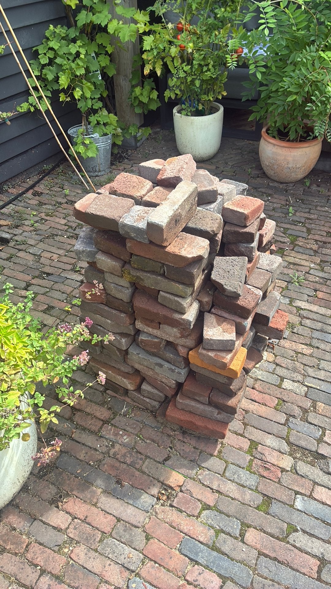 Oude waaltjes circa 1,5 m2, Ophalen, Zo goed als nieuw, Klinkers