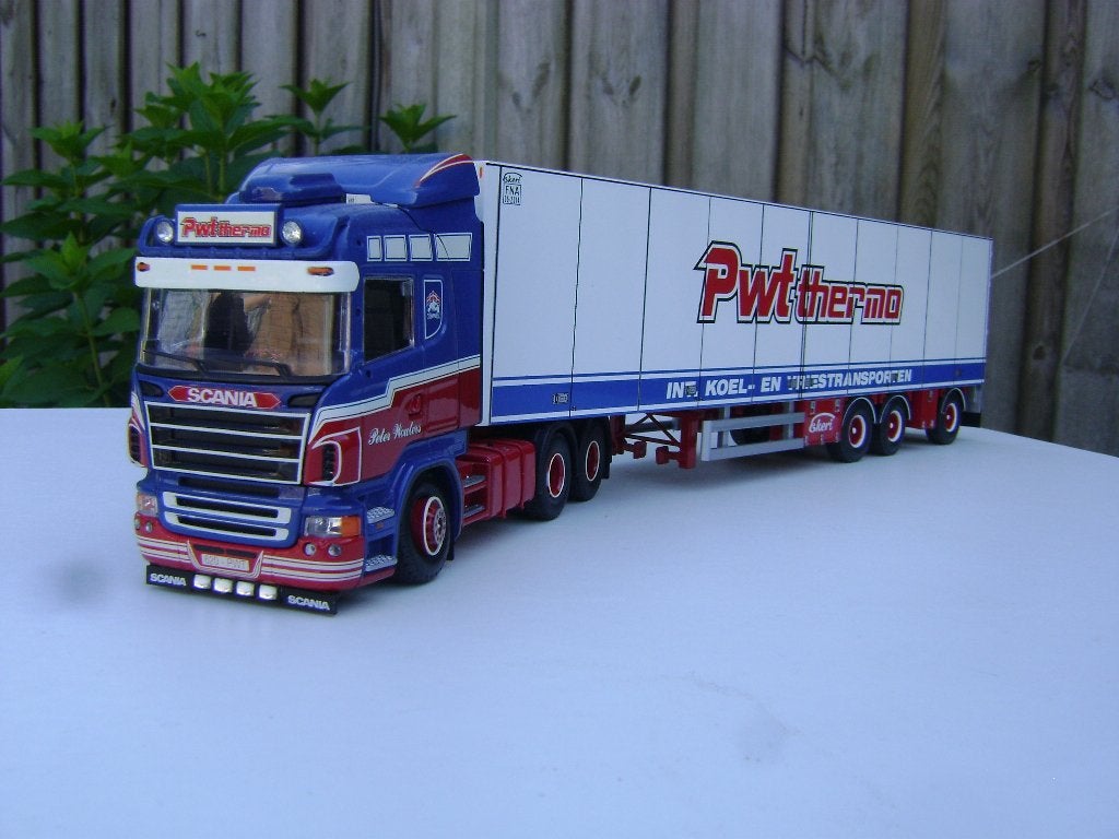 Tekno Scania R Serie Highline  Peter Wouters, Hobby en Vrije tijd, Modelauto's | 1:50, Ophalen of Verzenden, Zo goed als nieuw