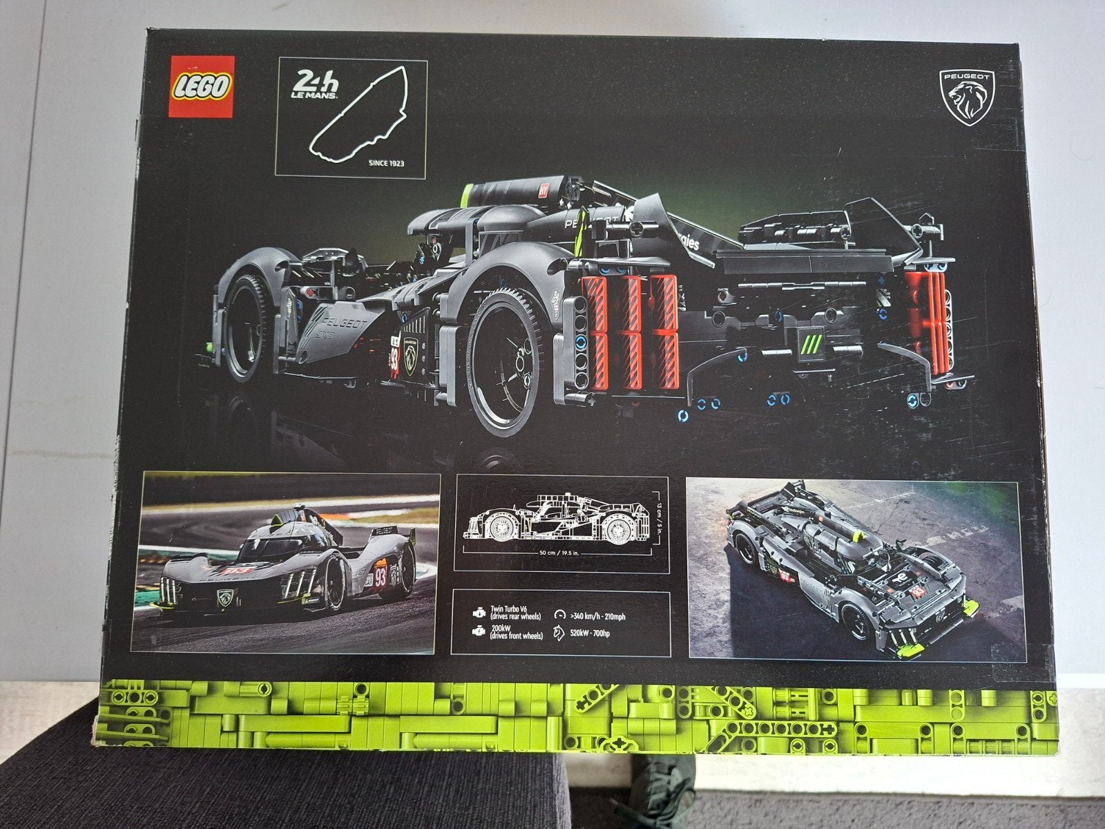 LEGO Technic Peugeot 9X8 24H Le Mans Hybrid Hypercar, Ophalen of Verzenden